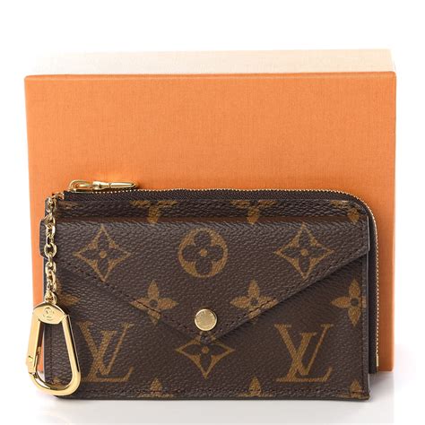 louis vuitton card holder with chain|louis vuitton card holder monogram.